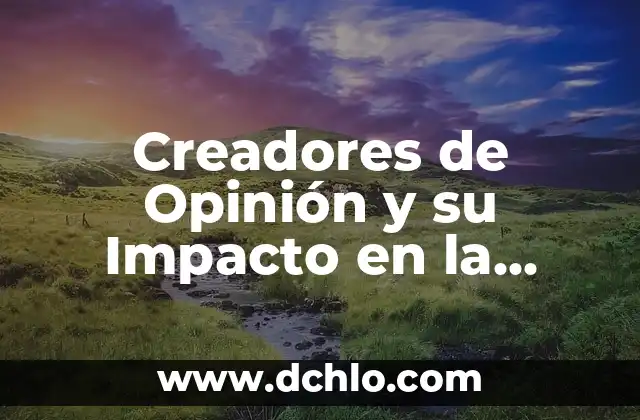 Sincretismo de género y su significado en la cultura contemporánea 7 Creadores de Opinión y su Impacto en la Sociedad Contemporánea