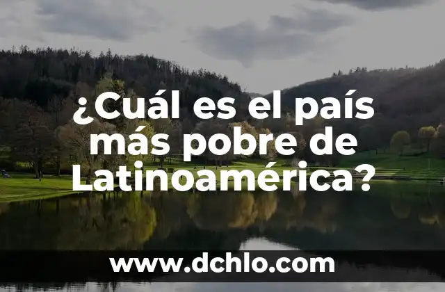 ¿Cuál es el mejor lado para dormir: izquierda, derecha o espalda? 5 ¿Cuál es el país más pobre de Latinoamérica?