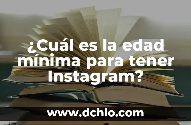 ¿Cuál es el alimento que más engorda? - Descubre la respuesta 4 ¿Cuál es la edad mínima para tener Instagram?