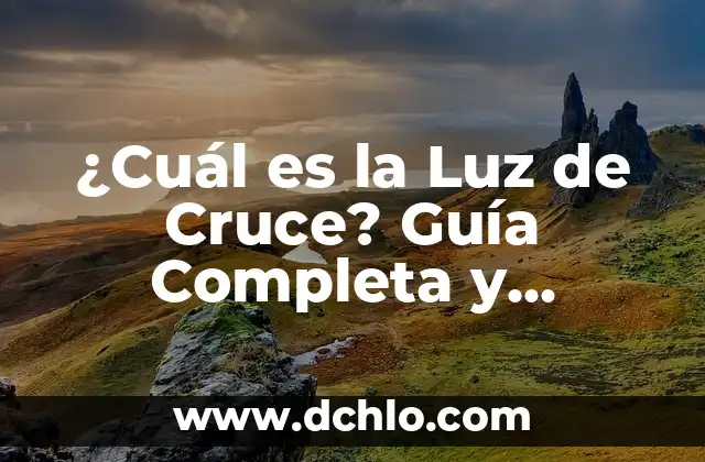 Dolor en el Pecho al Respirar Profundo: ¿Cuál es la Causa? 7 ¿Cuál es la Luz de Cruce? Guía Completa y Detallada