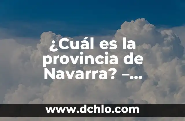 Dolor en el Pecho al Respirar Profundo: ¿Cuál es la Causa? 5 ¿Cuál es la provincia de Navarra? – Descubre todo sobre esta región española
