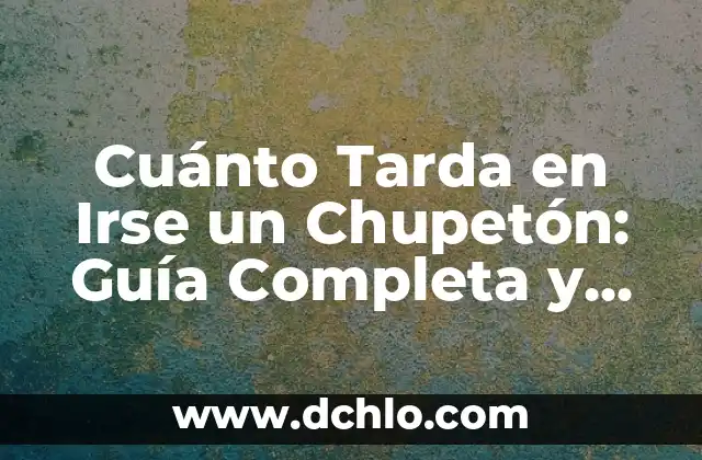 Cuánto Tarda en Quitarse un Herpes: Guía Completa y Exhaustiva 8 Cuánto Tarda en Irse un Chupetón: Guía Completa y Detallada