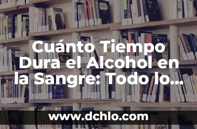 El Valor y el Significado de Pi: Todo Sobre la Proporción Divina 3 Cuánto Tiempo Dura el Alcohol en la Sangre: Todo lo que Necesitas Saber