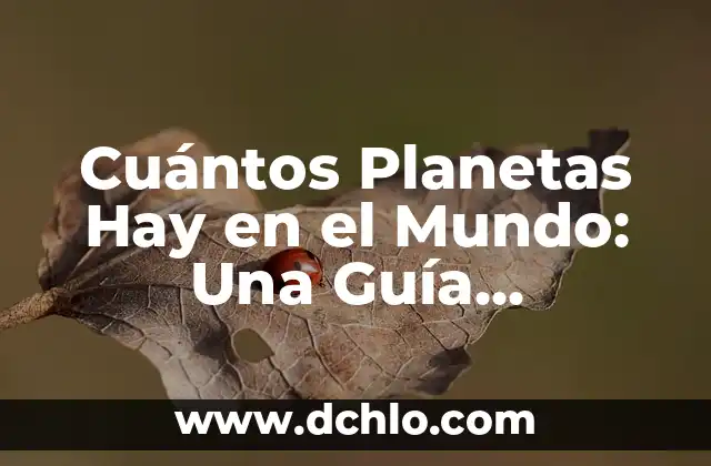 ¿Cuántas religiones oficiales hay en España? 8 Cuántos Planetas Hay en el Mundo: Una Guía Completa