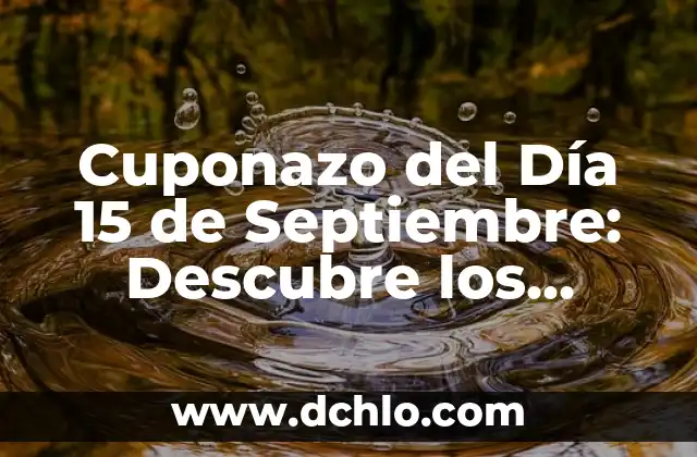 Descargar Películas Gratis y Rápido: Mejores Aplicaciones 6 Cuponazo del Día 15 de Septiembre: Descubre los Mejores Descuentos y Ofertas
