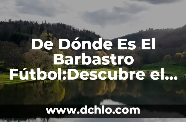 ¿Dónde Ver el Número de la Seguridad Social? Guía Completa y Actualizada 8 De Dónde Es El Barbastro Fútbol:Descubre el Origen del Fútbol en Aragón
