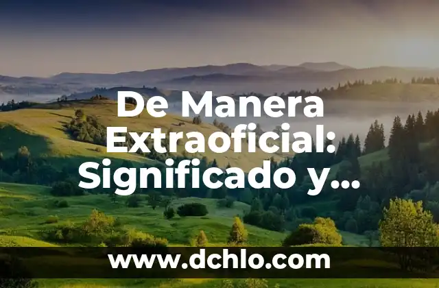Cambio de Temperatura: Significado y Conceptos Relacionados 5 De Manera Extraoficial: Significado y Conceptos Relacionados