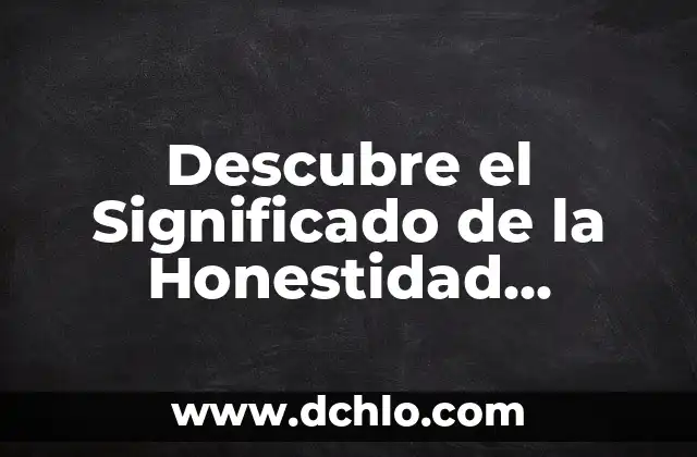 Artesanías de Veracruz y su Significado 4 Descubre el Significado de la Honestidad Animada