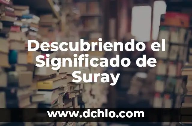 Investigar el significado de ONU 7 Descubriendo el Significado de Suray