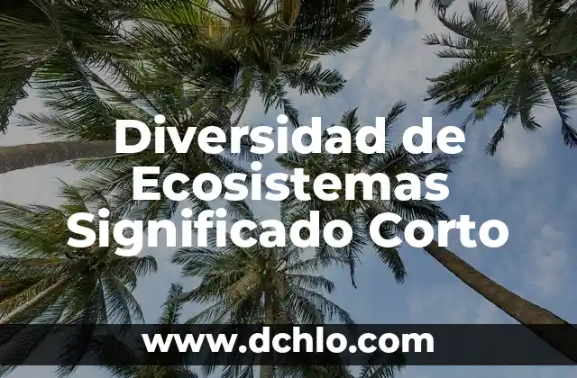 El significado de factores bióticos: los componentes vivos de los ecosistemas 3 Diversidad de Ecosistemas Significado Corto