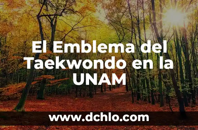 Estrella de David: Un Simbólico Emblema Religioso 6 El Emblema del Taekwondo en la UNAM