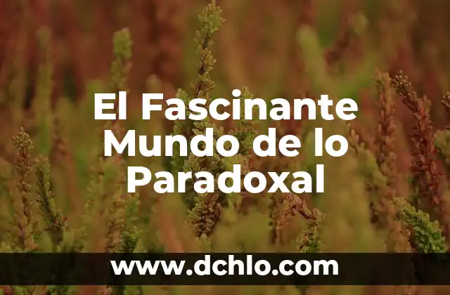 Significado de Telarañas: Descubre el Fascinante Mundo detrás de estas Redes 7 El Fascinante Mundo de lo Paradoxal