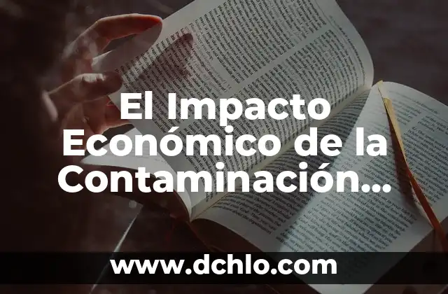 El Impacto Económico de la Contaminación Ambiental