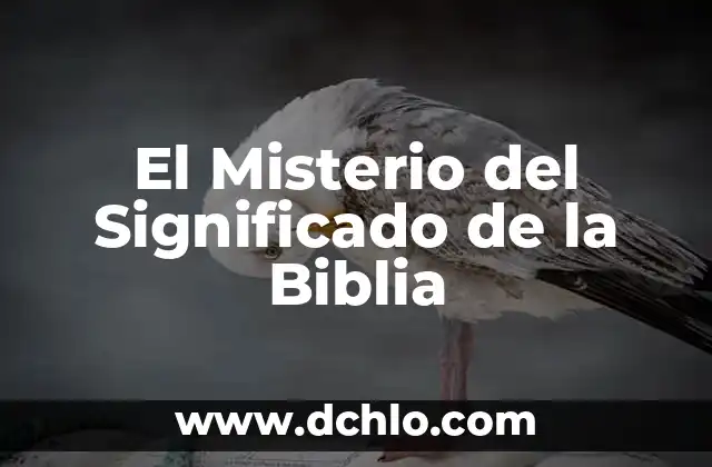 El significado del mal de amor 5 El Misterio del Significado de la Biblia