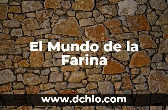 El Mundo del Carnaval 4 El Mundo de la Farina