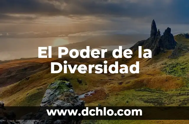 El Poder de Dar Significado 3 El Poder de la Diversidad