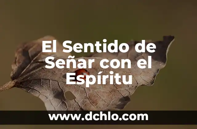 Los Dones del Espíritu: Un Regalo Divino 4 El Sentido de Señar con el Espíritu