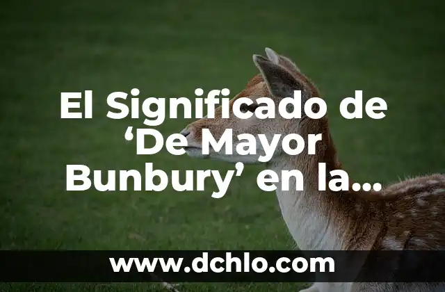 Creadores de Opinión y su Impacto en la Sociedad Contemporánea 8 El Significado de ‘De Mayor Bunbury’ en la Cultura Contemporánea