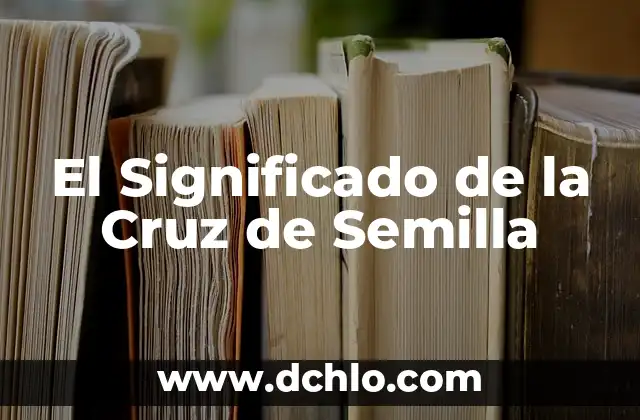 Significado de la Cruz Roja 6 El Significado de la Cruz de Semilla