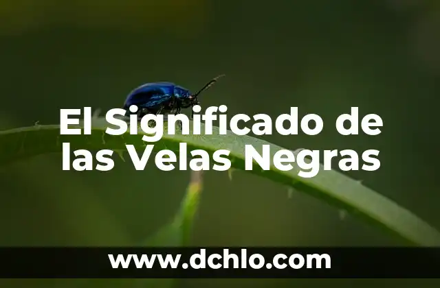 Ver el Significado de Acapella: Una Guía Completa 5 El Significado de las Velas Negras