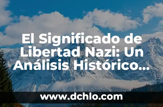 El Disfraz de Charro Negro: Un Icono Cultural 5 El Significado de Libertad Nazi: Un Análisis Histórico y Cultural