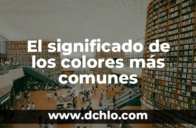 El Significado Profundo de la Espada 8 El significado de los colores más comunes
