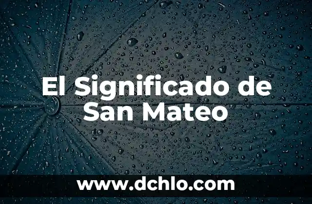 El Símbolo de Mateo, un emblema de fe y tradición 3 El Significado de San Mateo