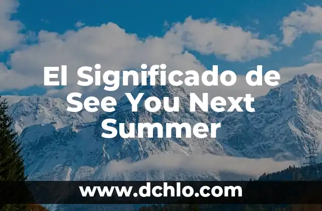 Significado de Emoticones: El Poder del 'Ver de Reojo' 4 El Significado de See You Next Summer