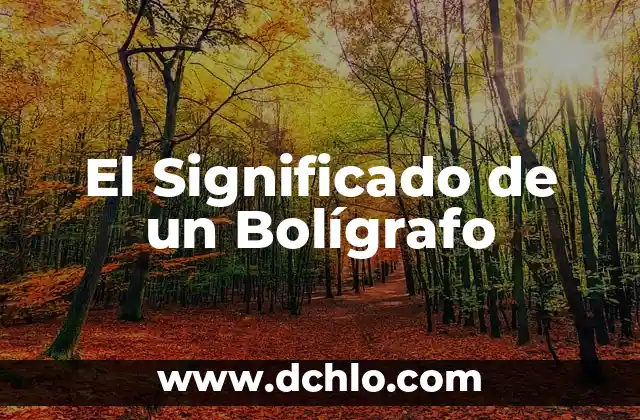 Significado Exotérico de los Colores 7 El Significado de un Bolígrafo