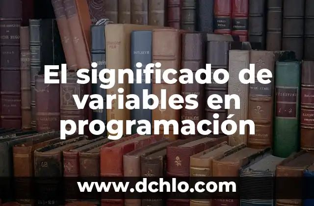Vasija de Barro Significado Bíblico 4 El significado de variables en programación