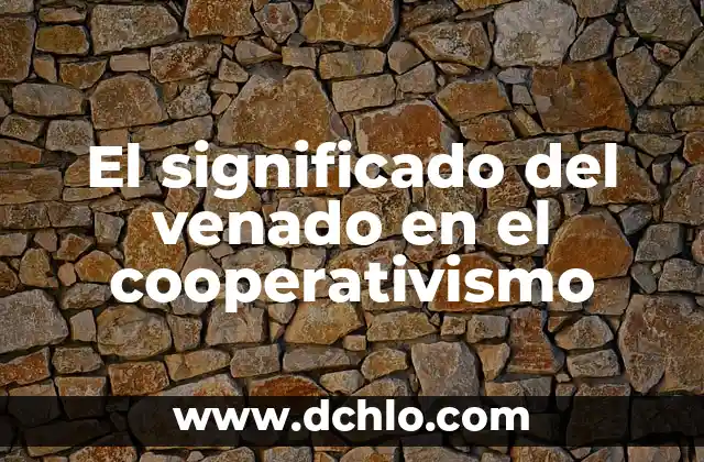 Significado de Sonreír 8 El significado del venado en el cooperativismo
