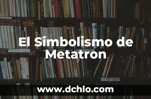 Insignias de Aztecas con Significados - Descubre su Profundo Simbolismo 7 El Simbolismo de Metatron