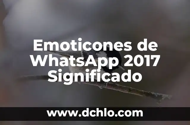 Significado de los Emoticonos de WhatsApp en 2017 5 Emoticones de WhatsApp 2017 Significado