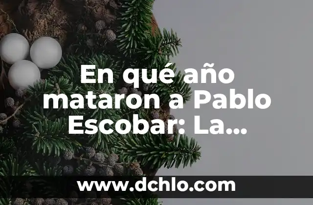Caida de Pelo por Estrés en Mujeres: Cómo el Estrés Afecta tu Cabello 3 En qué año mataron a Pablo Escobar: La historia detrás de la caída del rey del narcotráfico