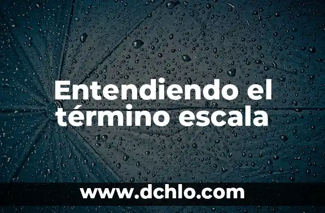 Entendiendo Socioeconomico: Una Guía Integral 3 Entendiendo el término escala