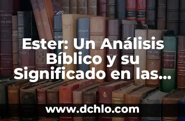 Descubriendo el significado de Sepo en las Escrituras 3 Ester: Un Análisis Bíblico y su Significado en las Escrituras