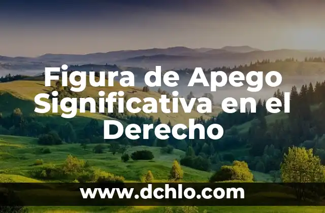 Significado de Siglas TCC en Derecho 7 Figura de Apego Significativa en el Derecho