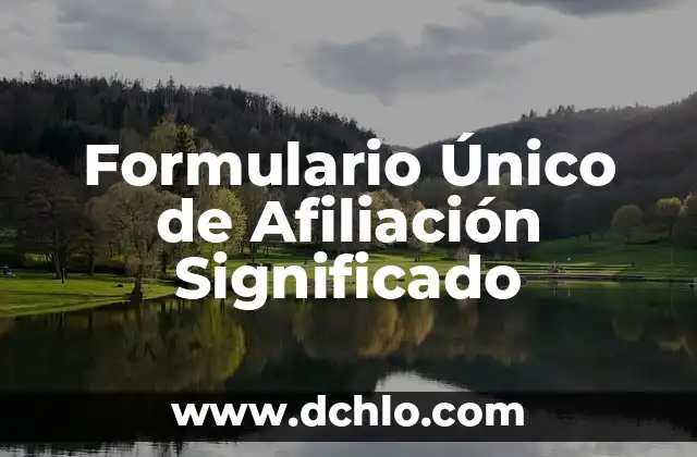 El Palito de la Ñ: Un Símbolo Lingüístico Único 6 Formulario Único de Afiliación Significado