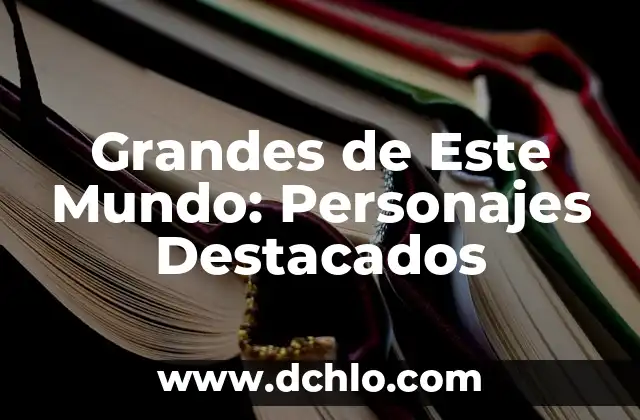 Personajes pasivos: Entendiendo su papel en las historias 4 Grandes de Este Mundo: Personajes Destacados