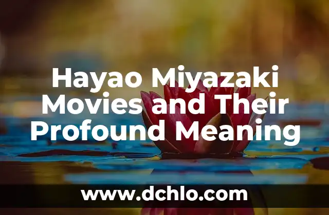 The Profound Meaning Behind Diamond Tattoos for Men 3 Hayao Miyazaki Movies and Their Profound Meaning