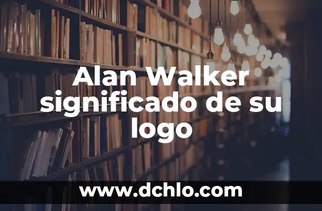 Alan Walker significado de su logo