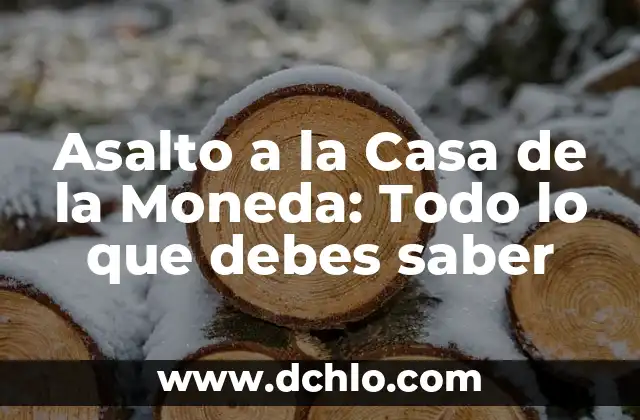 Asalto a la Casa de la Moneda: Todo lo que debes saber