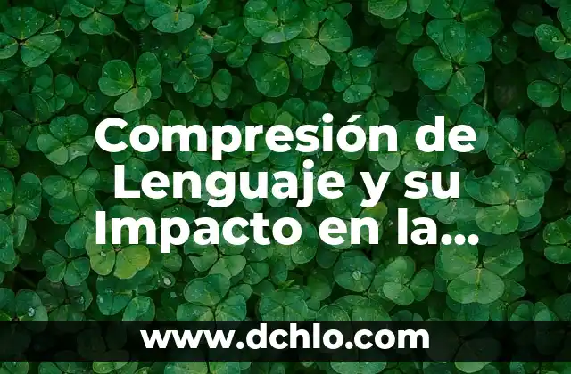 Compresión de Lenguaje y su Impacto en la Comunicación