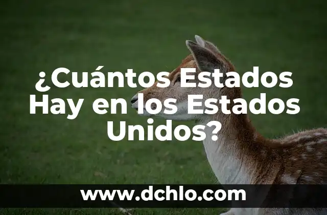 ¿Cuántos Estados Hay en los Estados Unidos?