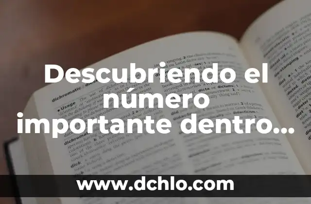 Descubriendo el número importante dentro de 10504