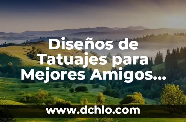 Diseños de Tatuajes para Mejores Amigos con Profundo Significado