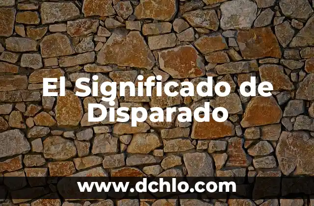 El Significado de Disparado
