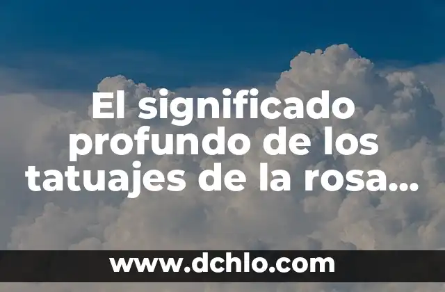 El significado profundo de los tatuajes de la rosa de los vientos