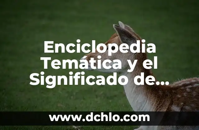 Enciclopedia Temática y el Significado de Frases