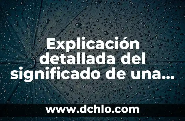 Explicación detallada del significado de una marca